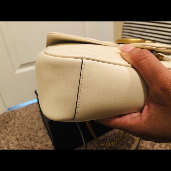 ❤️SOLD❤️ Gucci marmont matelasse small-Ivory - Picture 5 of 13